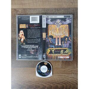 PSP UMD Movie - The Evil Dead 2 - Vintage Horror Movie - Tested & Working *READ*